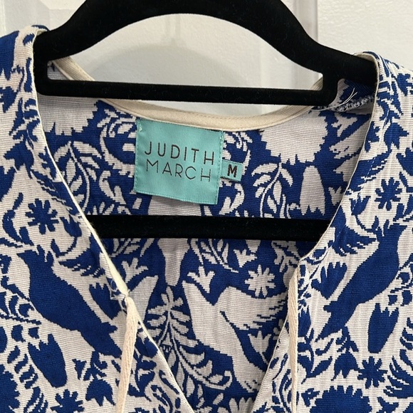 Judith March Embroidered Tassel Mini Swing Dress Sleeveless Tank - Picture 3 of 7